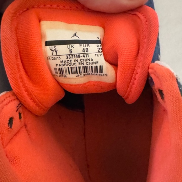 NIKE Jordan Retro High Denim Sneakers Deep Royal - Picture 16 of 16